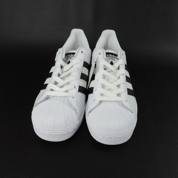 Adidas Superstar Boys Shoes White Black Originals Sneakers - Picture 5 of 11